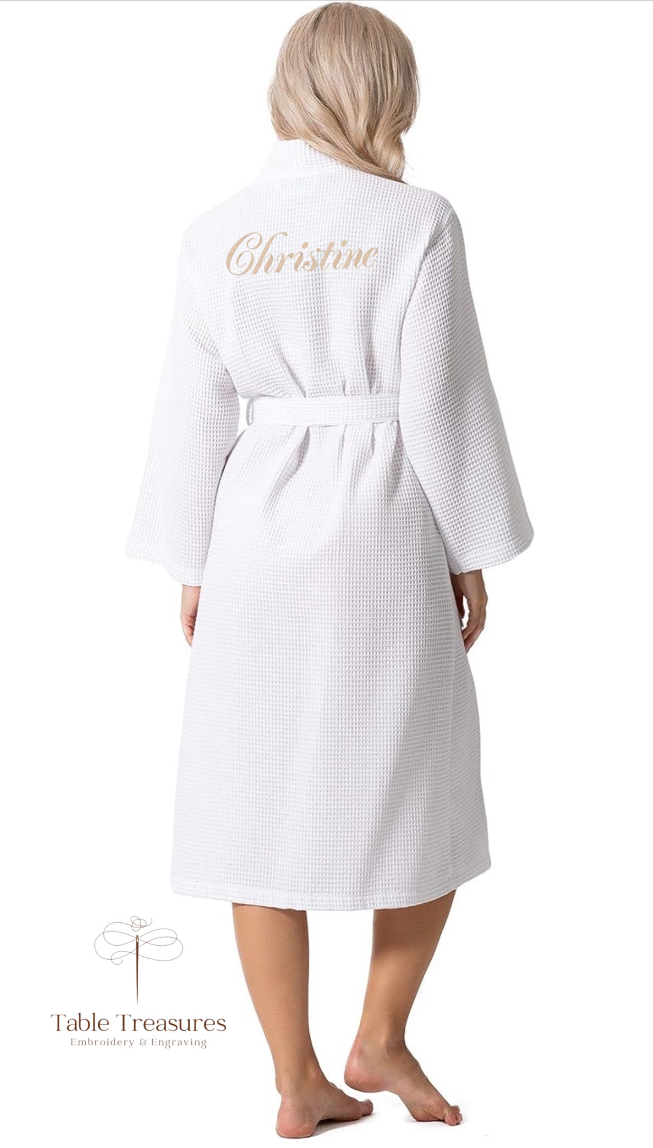 Women's Waffle Bathrobe