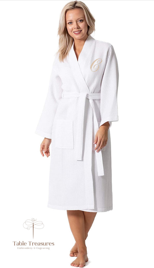 Women's Waffle Bathrobe