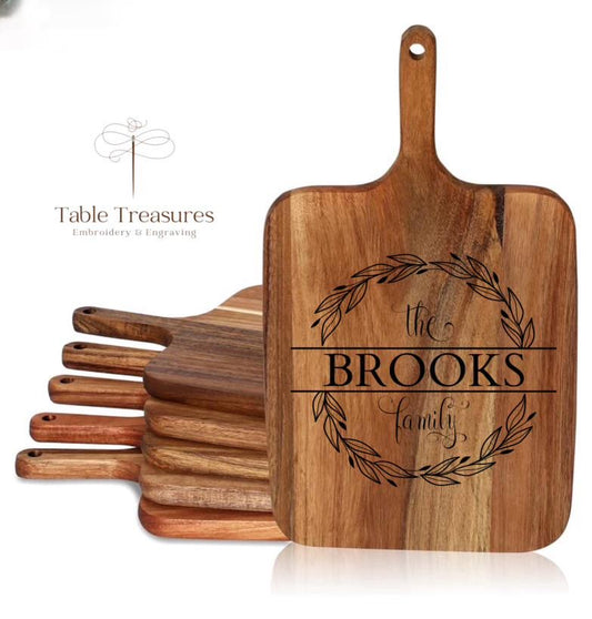Engraved Hoolerry Wood Cuttinf Board